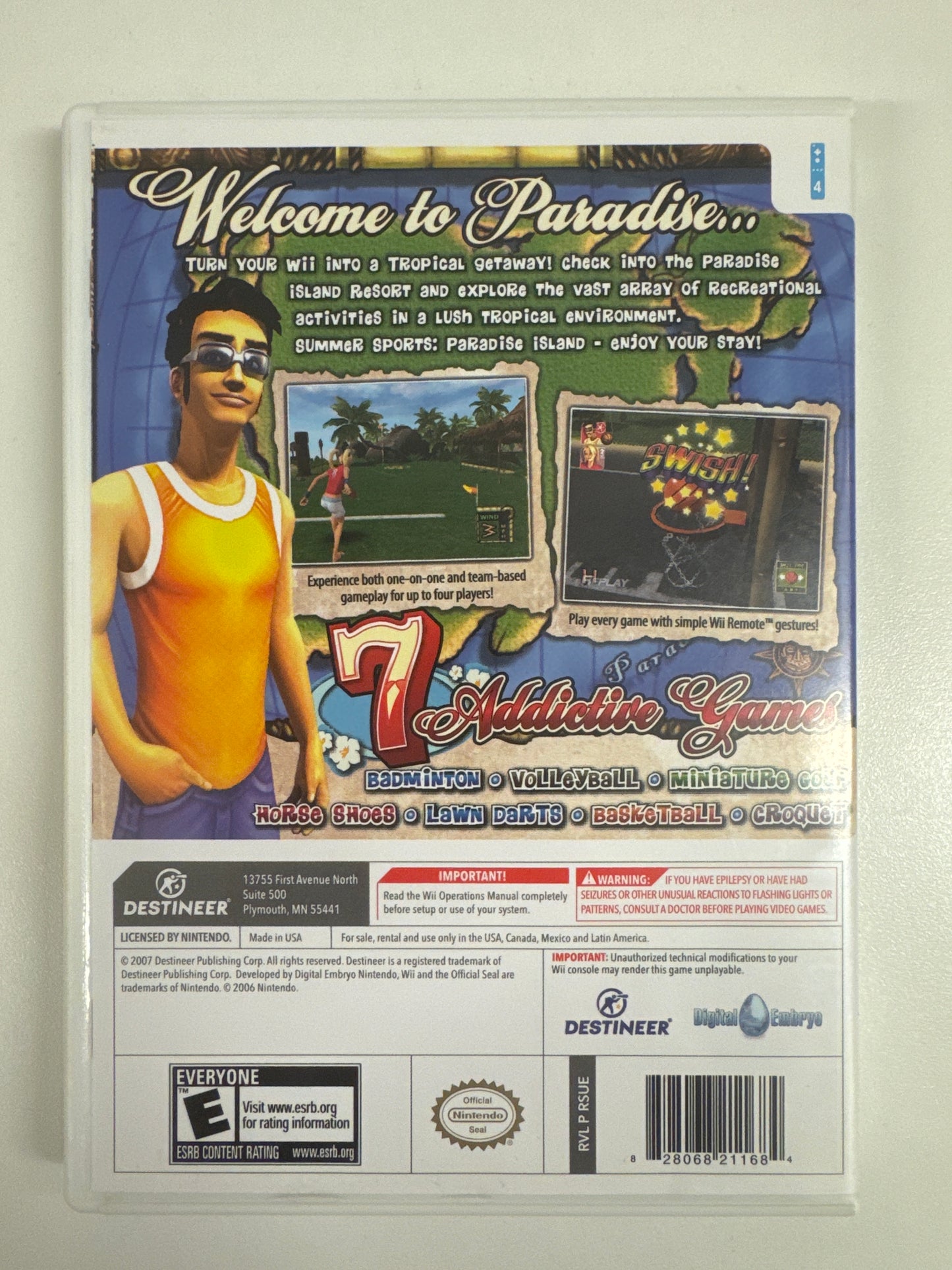 Summer Sports Paradise Island - Wii