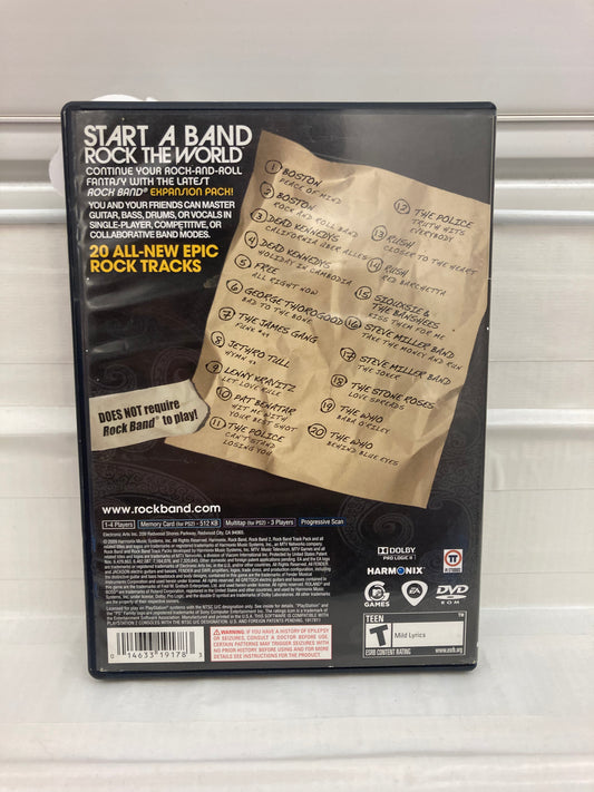 Rock Band Track Pack: Classic Rock - Playstation 2