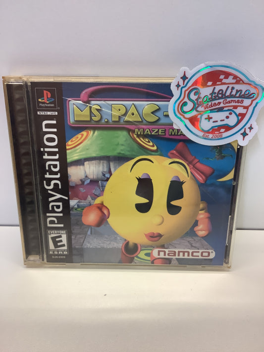 Ms. Pac-Man Maze Madness - Playstation