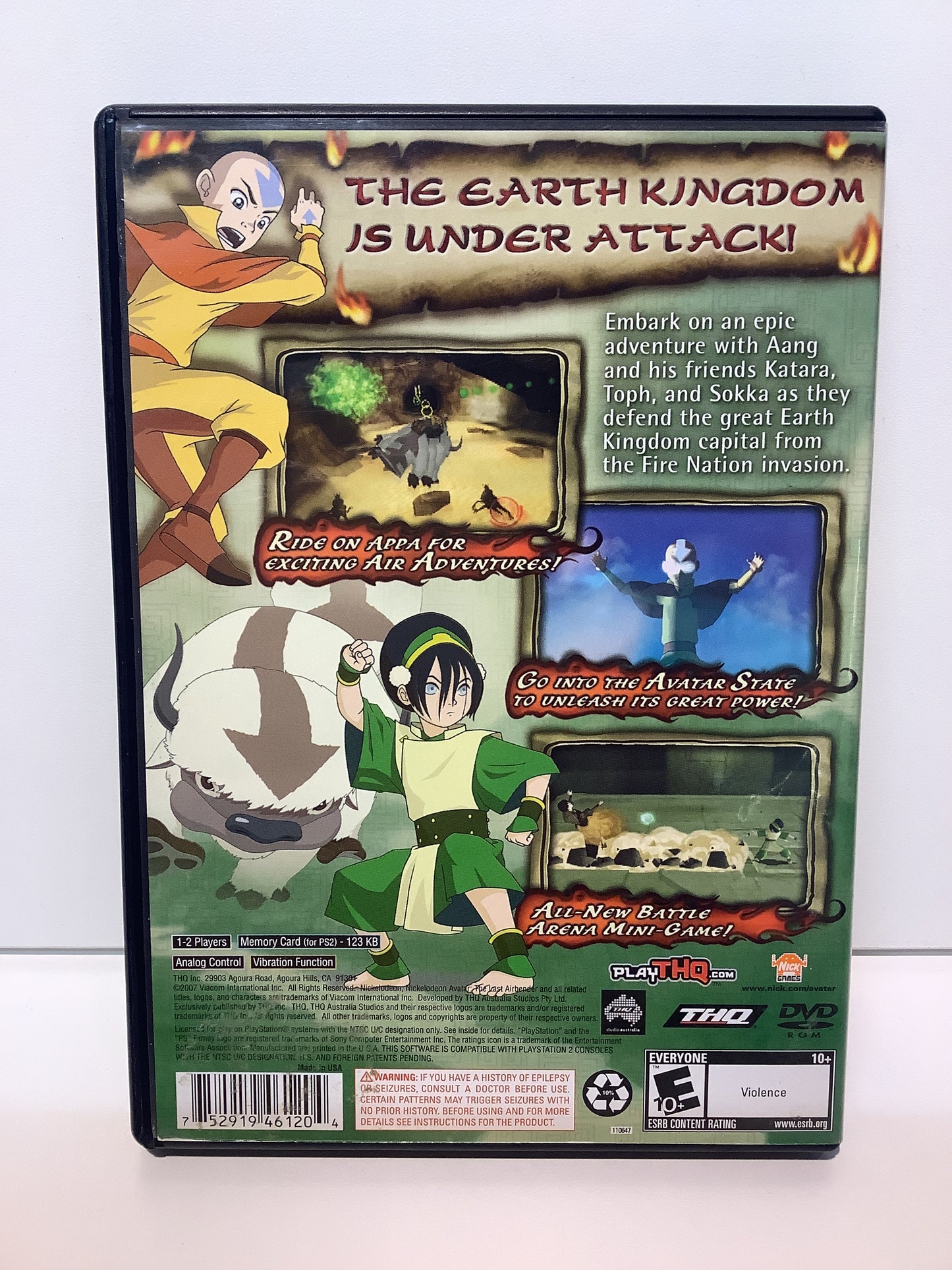 Avatar The Burning Earth - Playstation 2