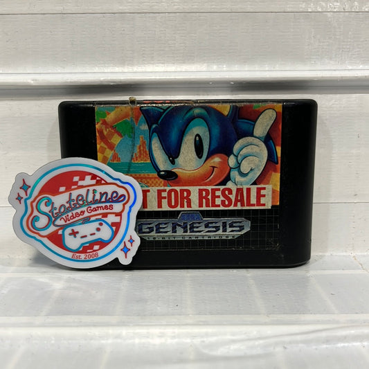 Sonic the Hedgehog [Not for Resale] - Sega Genesis