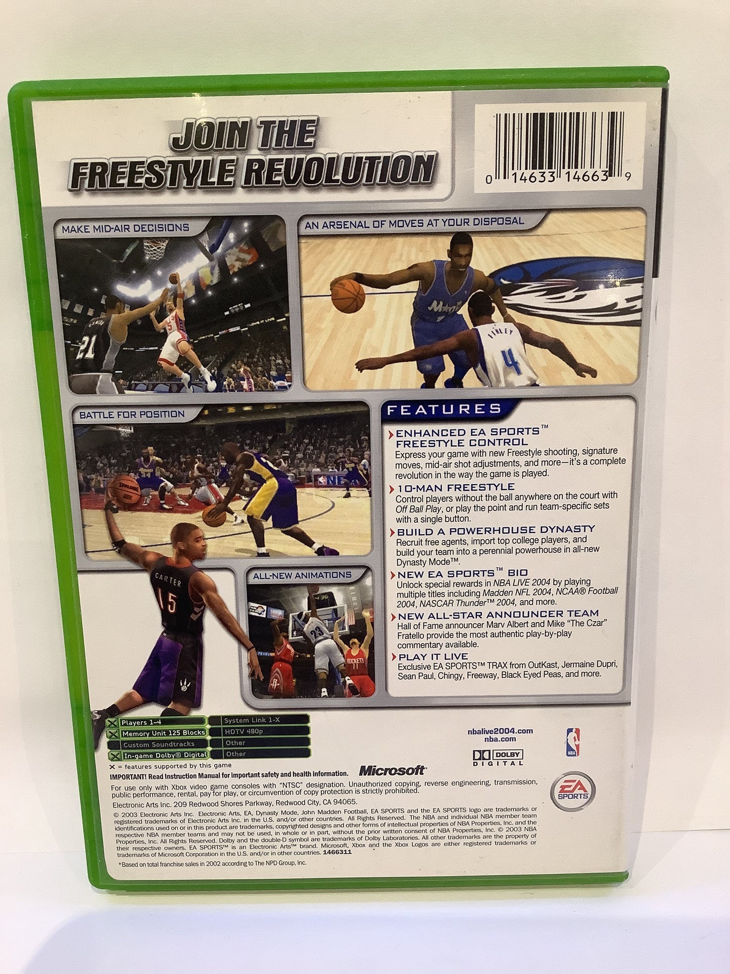 NBA Live 2004 - Xbox