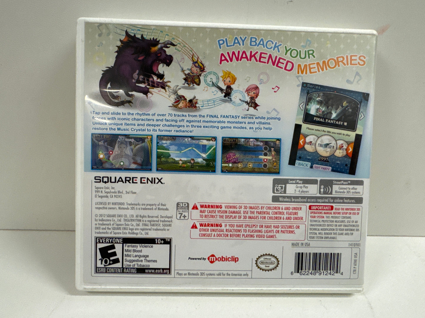 Theatrhythm: Final Fantasy - Nintendo 3DS