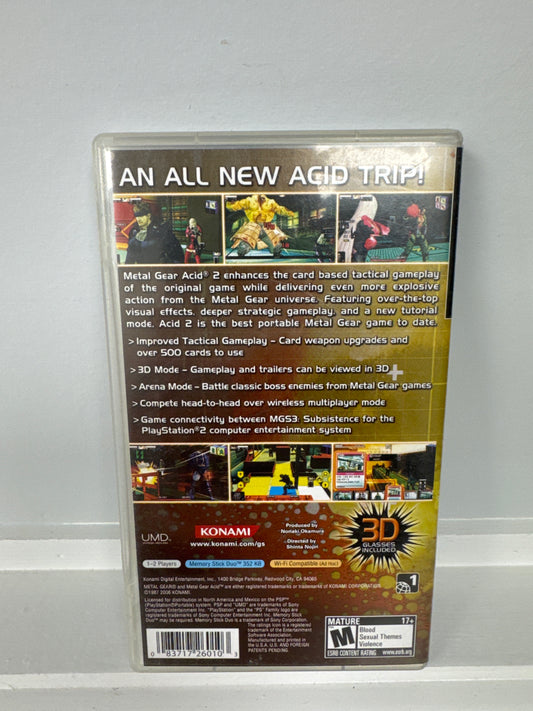 Metal Gear Acid 2 - PSP