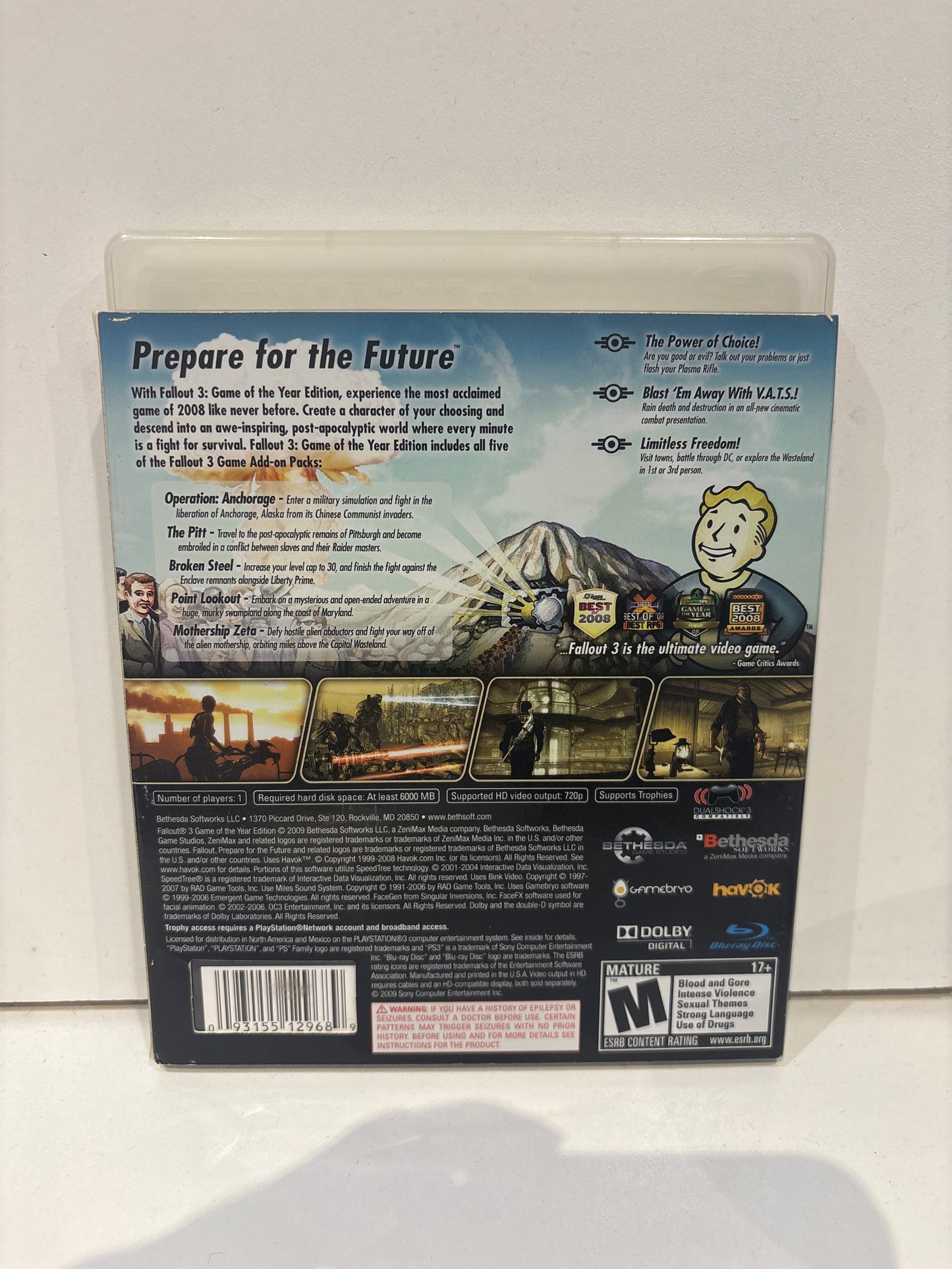 Fallout 3 [Game of the Year] - Playstation 3