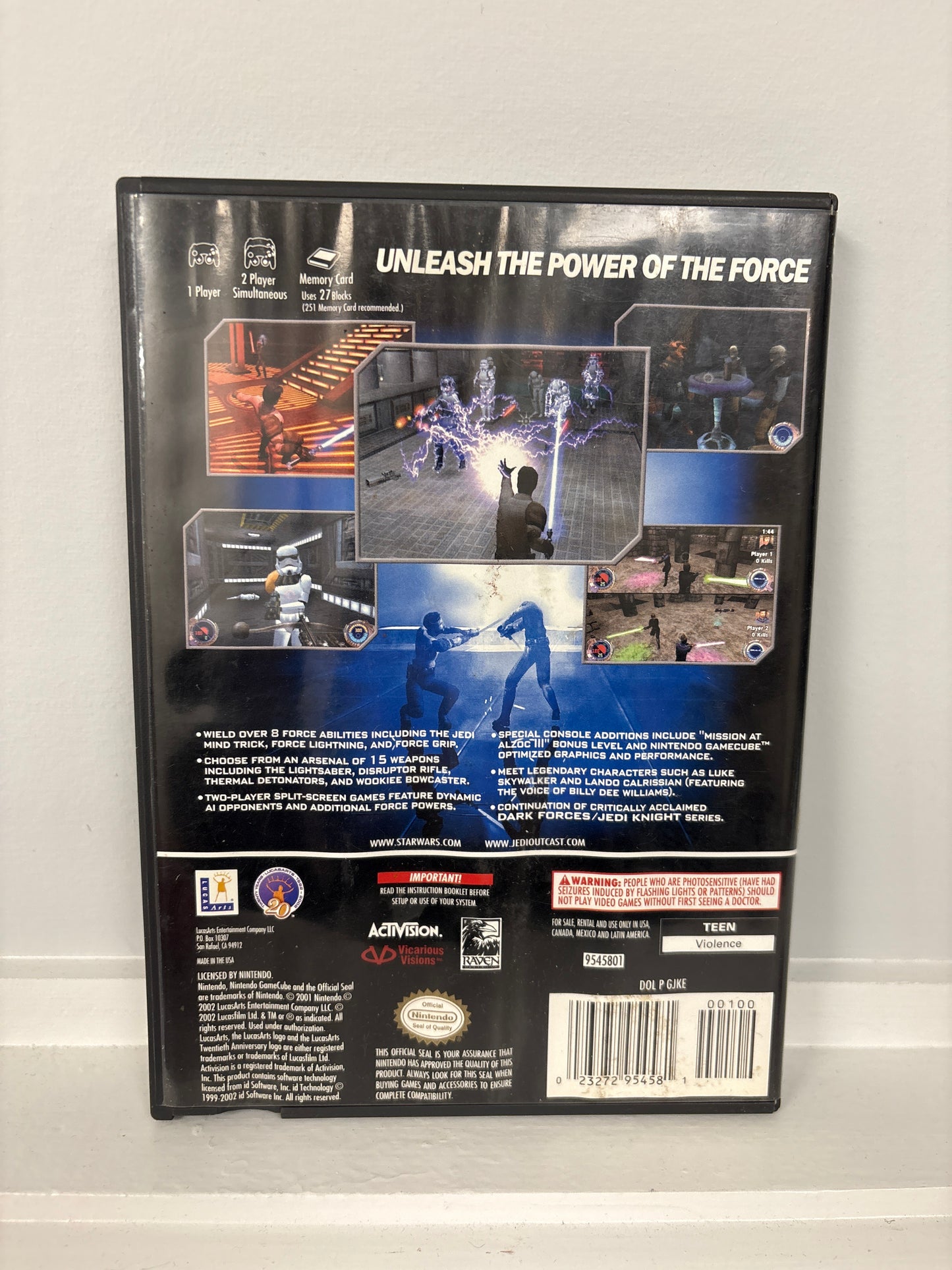Star Wars Jedi Outcast - Gamecube