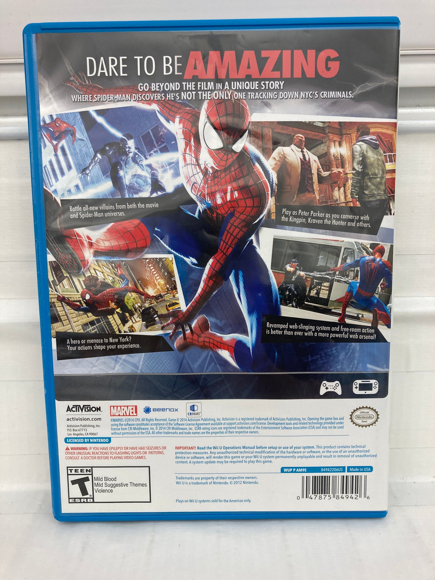 Amazing Spiderman 2 - Wii U