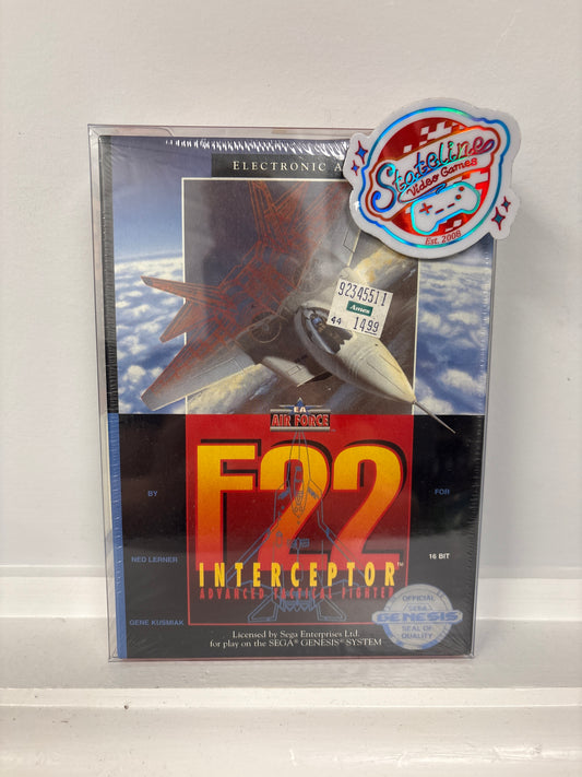 F-22 Interceptor [Cardboard Box] - Sega Genesis