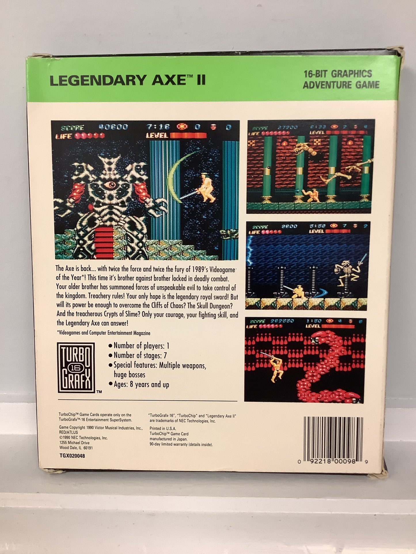 Legendary Axe II - TurboGrafx-16