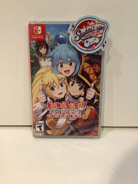 Konosuba: God's Blessing On This Wonderful World! Love For These Clothes Of Desire! - Nintendo Switch