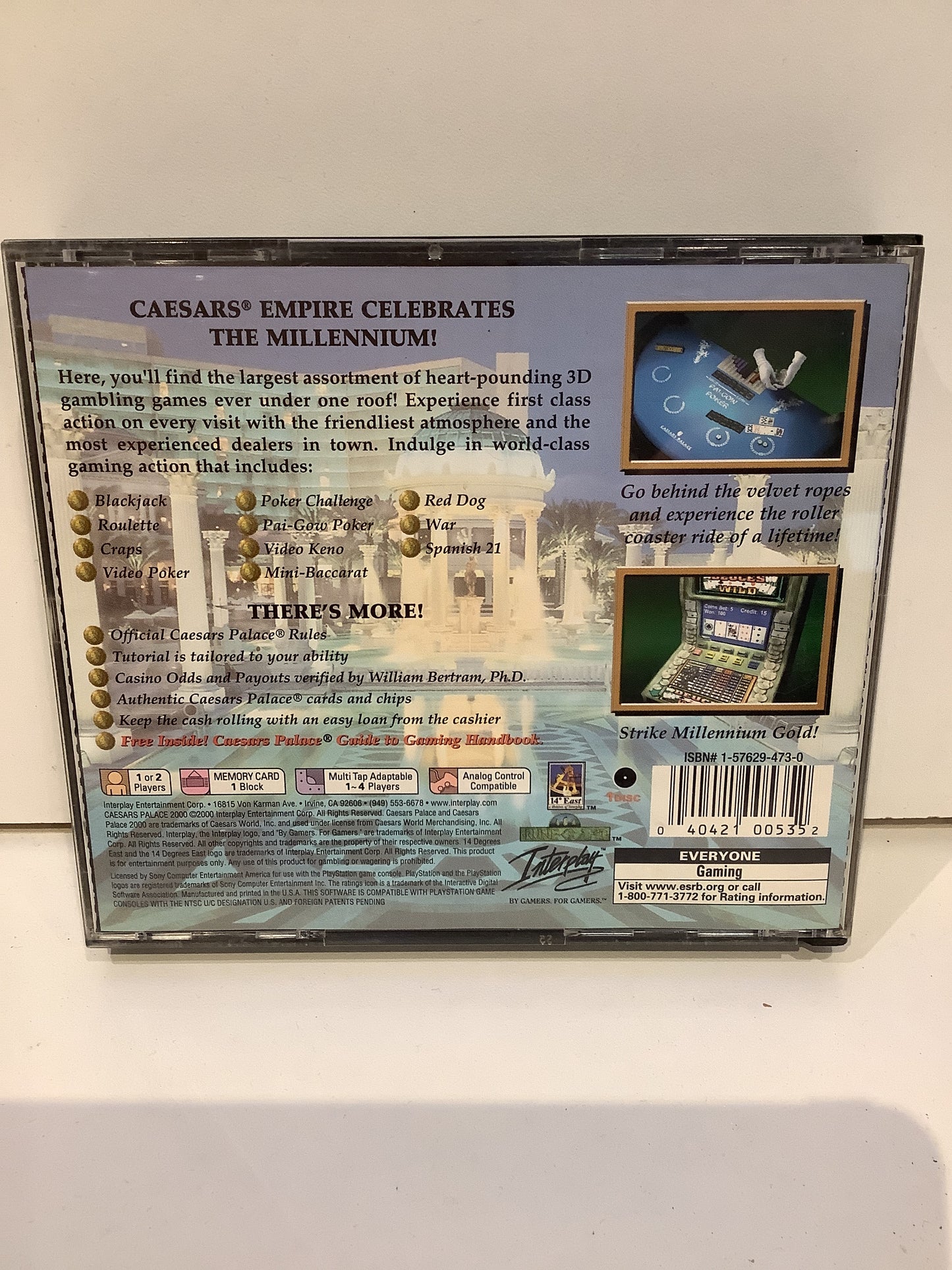 Caesar's Palace 2000 - Playstation