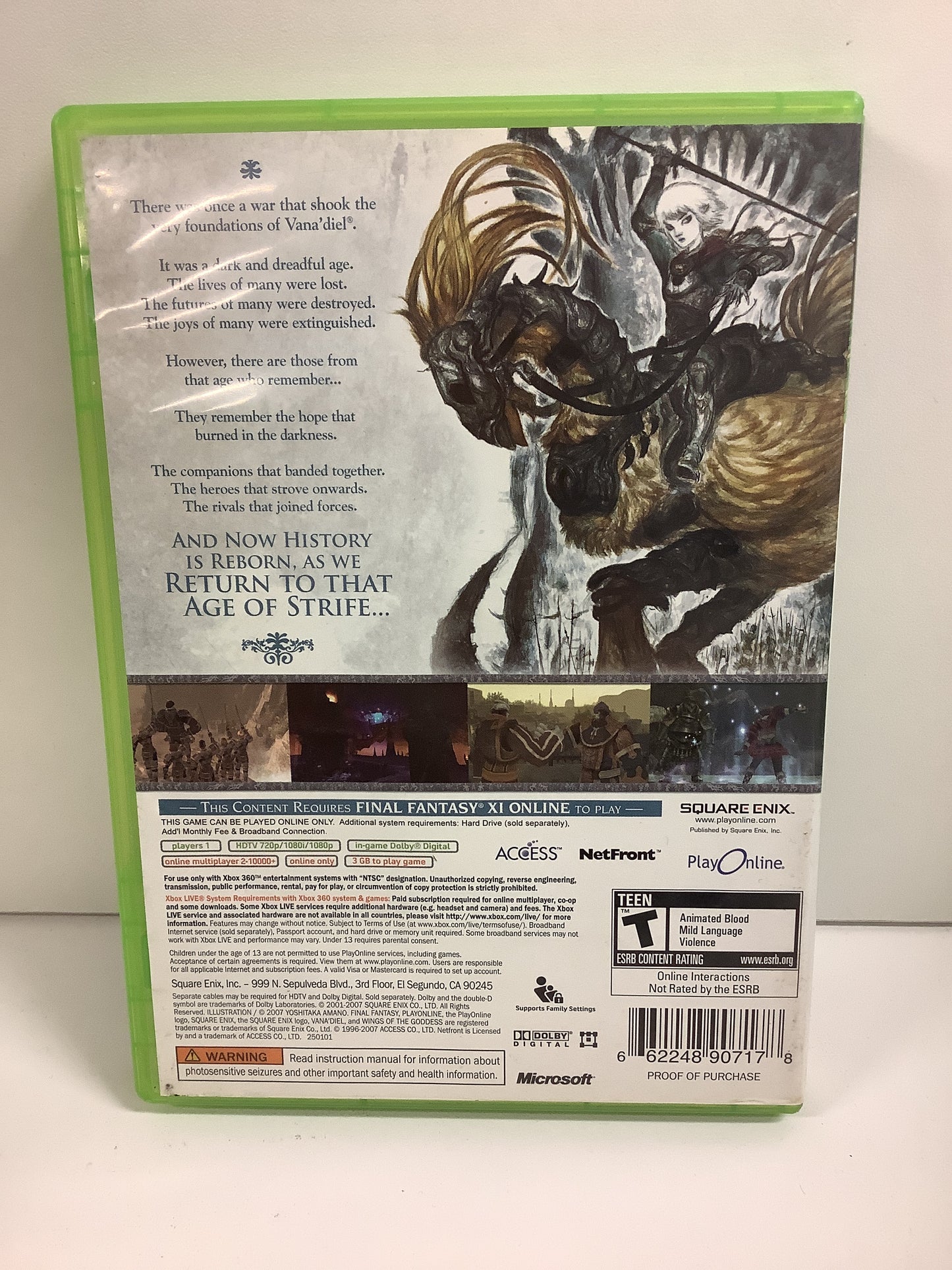 Final Fantasy XI Wings of the Goddess - Xbox 360