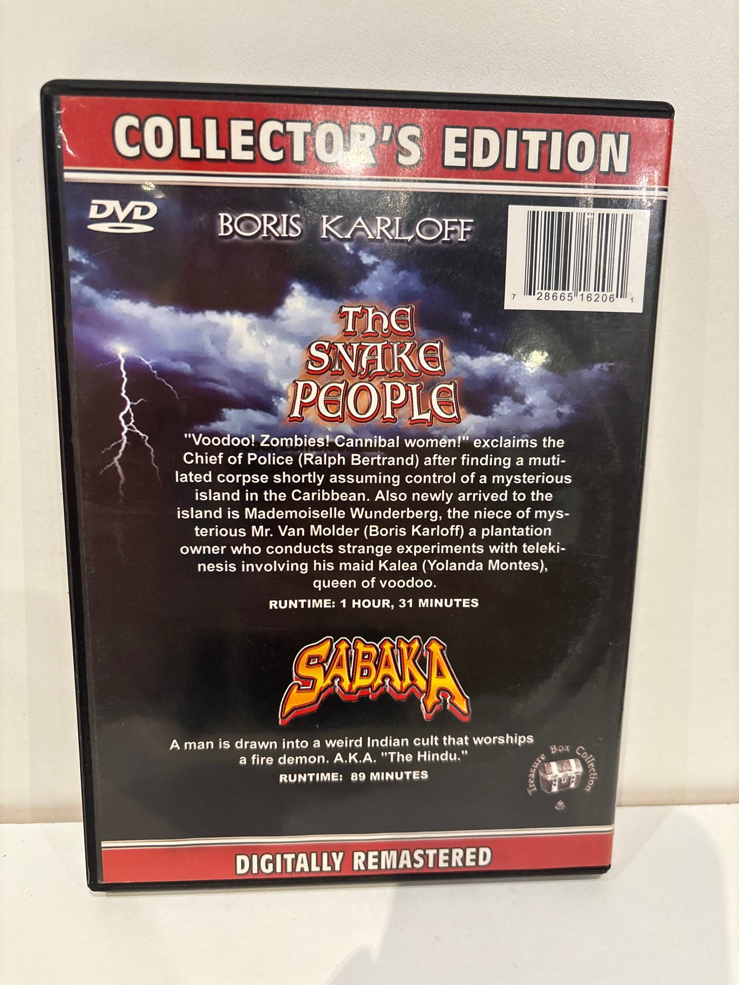 Boris Karloff: The Snake People / Sabaka - DVD