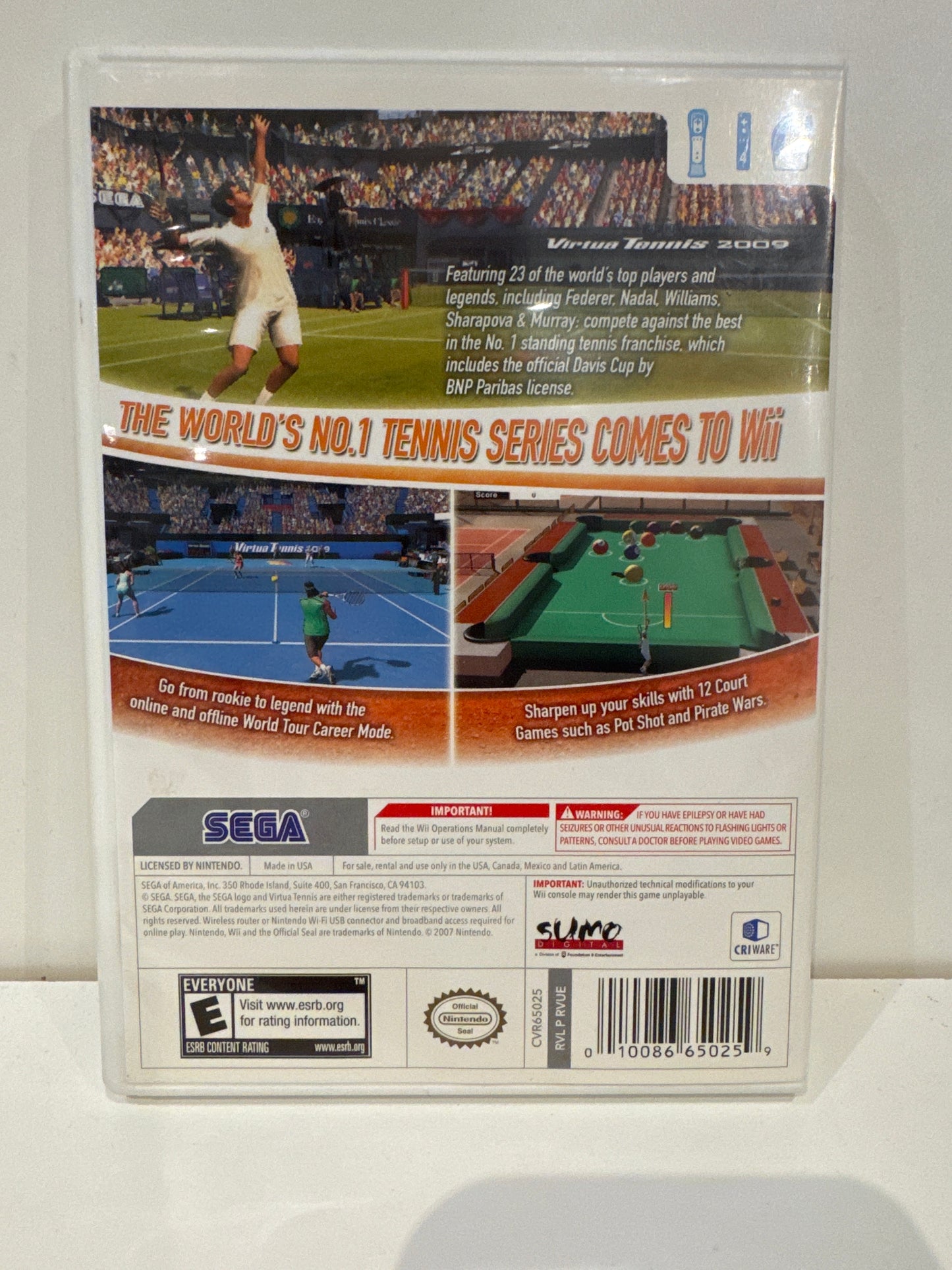 Virtua Tennis 2009 - Wii