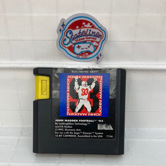 John Madden Football '93 - Sega Genesis
