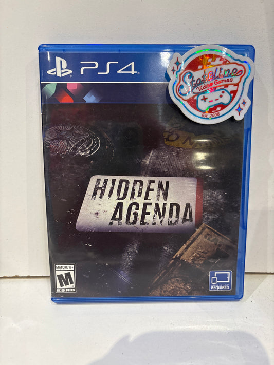 Hidden Agenda - Playstation 4