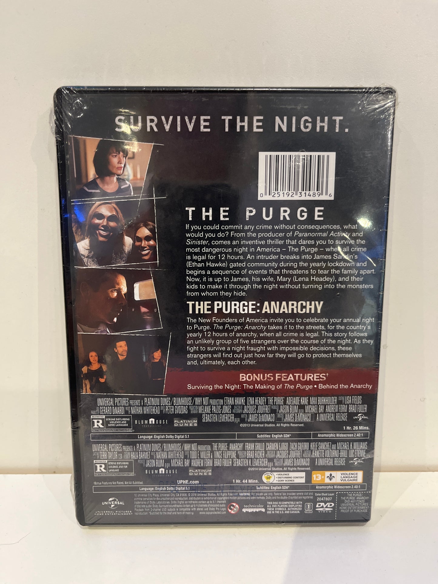The Purge / The Purge Anarchy - DVD
