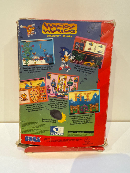 Wacky Worlds Creativity Studio - Sega Genesis
