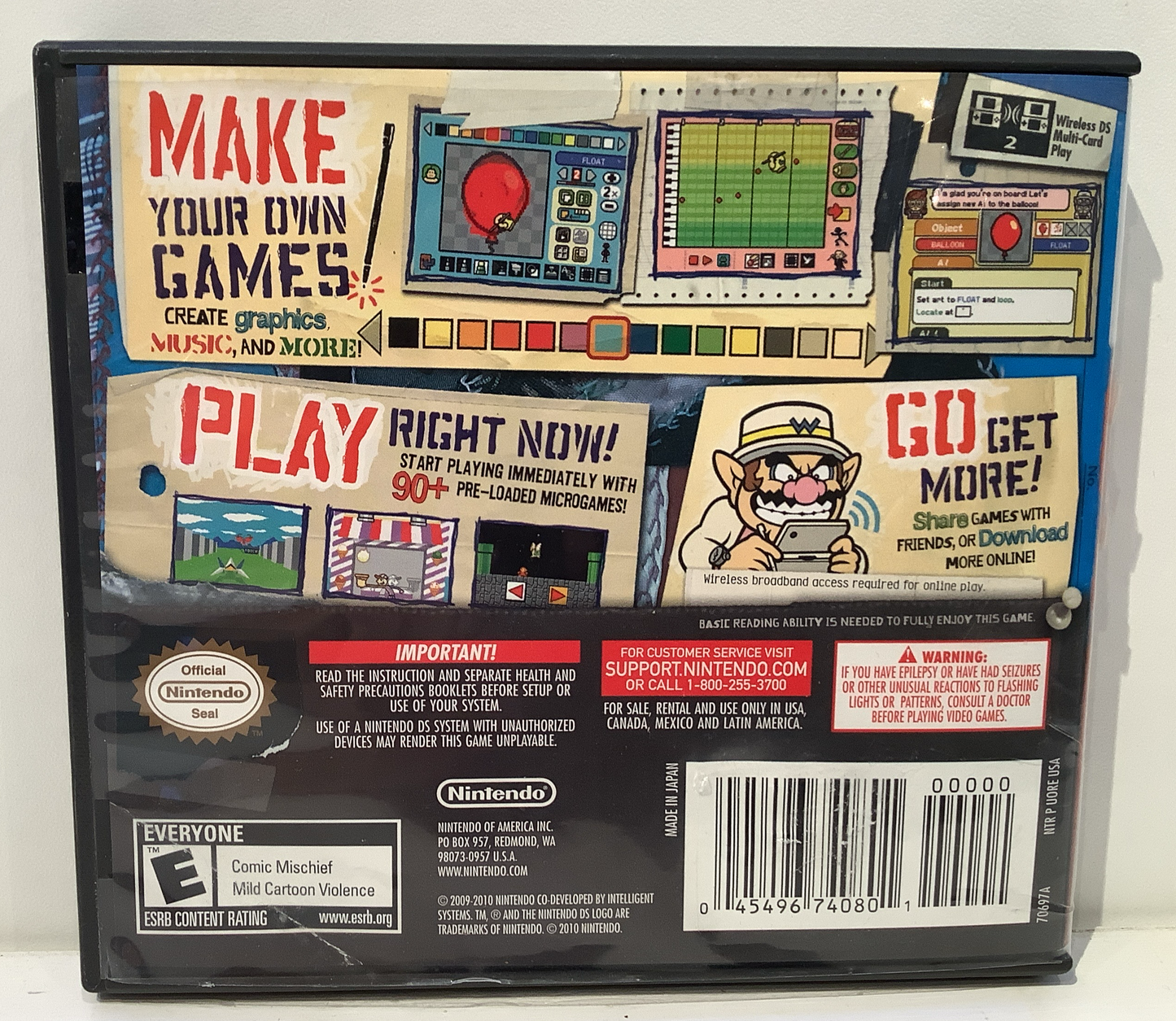 Wario Ware D.I.Y. - Nintendo DS