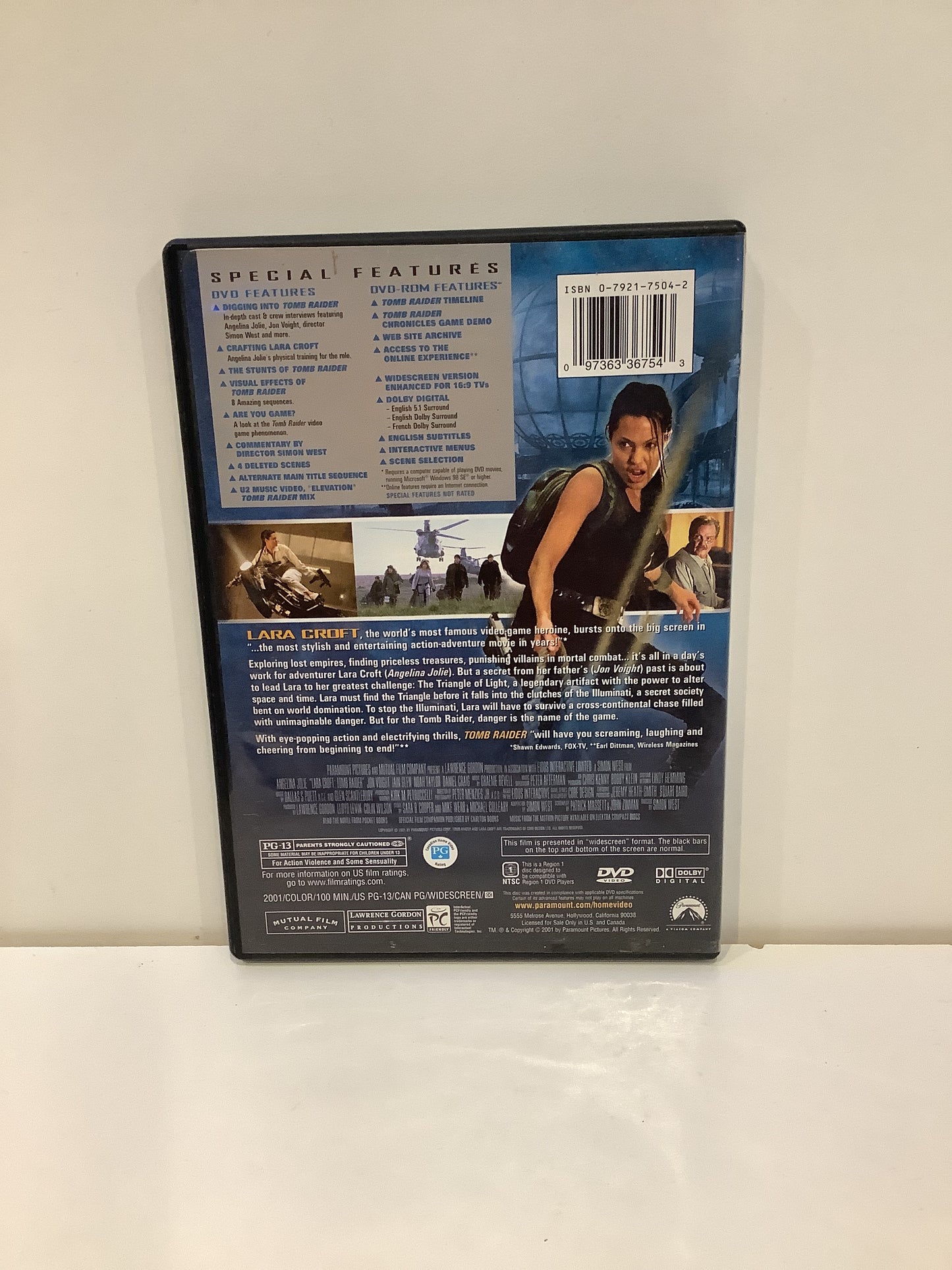 Lara Croft Tomb Raider - DVD