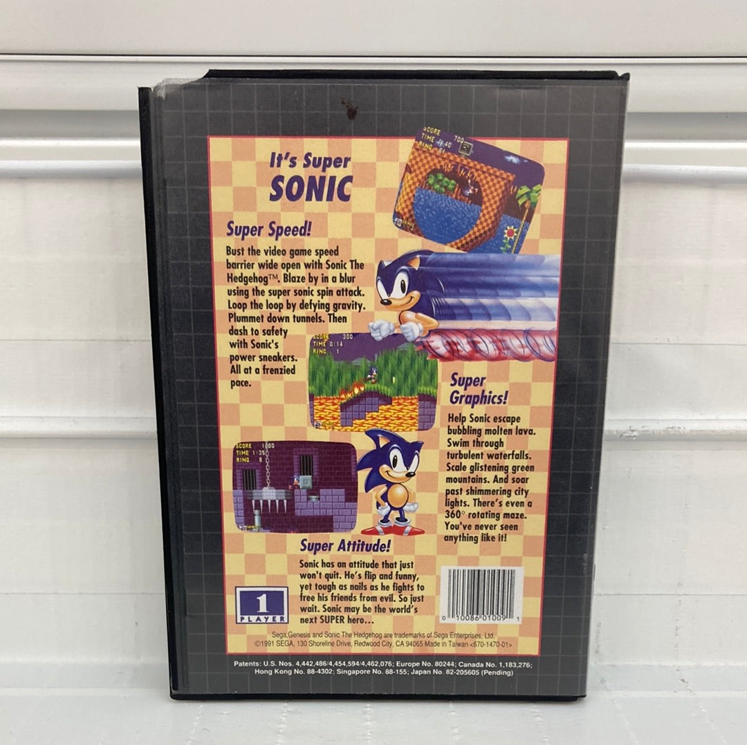 Sonic the Hedgehog [Not for Resale] - Sega Genesis