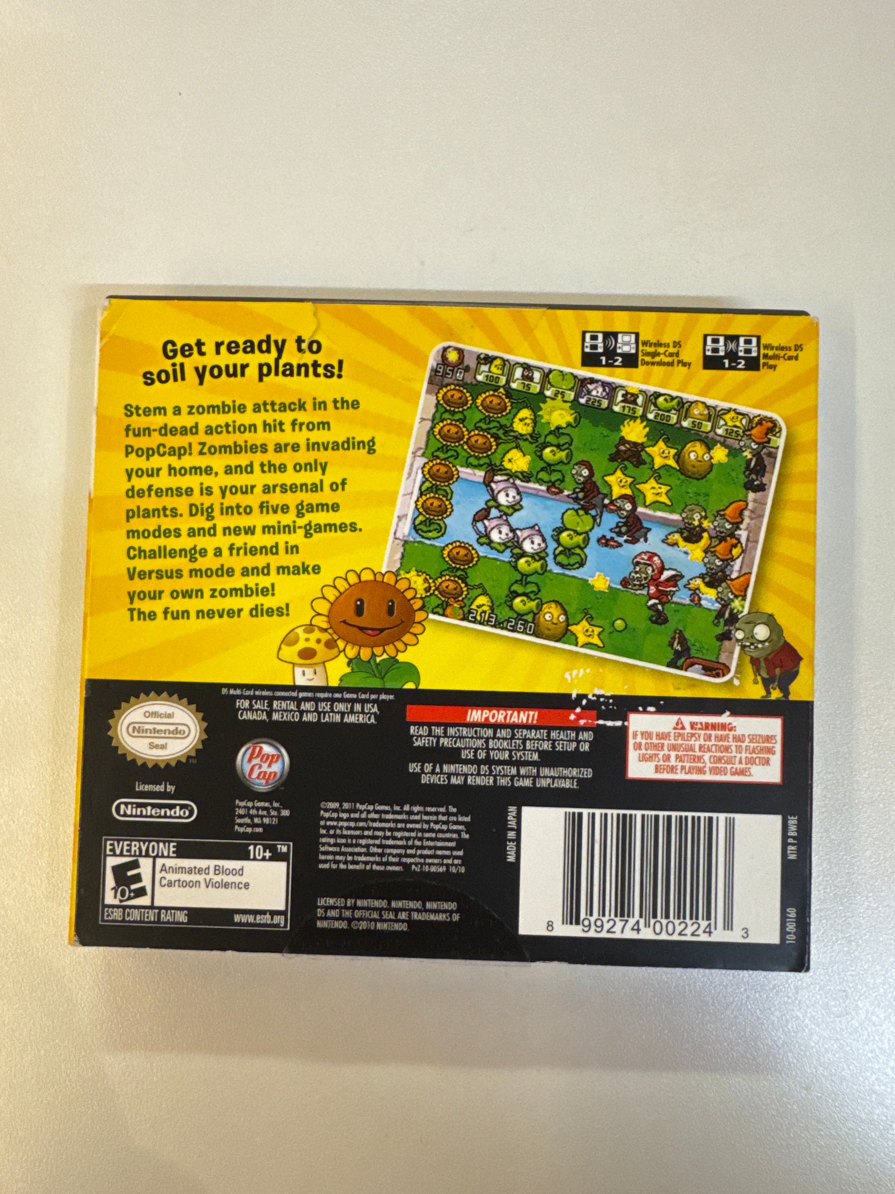 Plants vs. Zombies - Nintendo DS – Stateline Video Games Inc.
