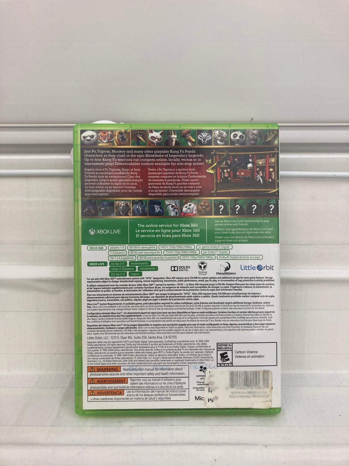 Kung Fu Panda Showdown of the Legendary Legends - Xbox 360
