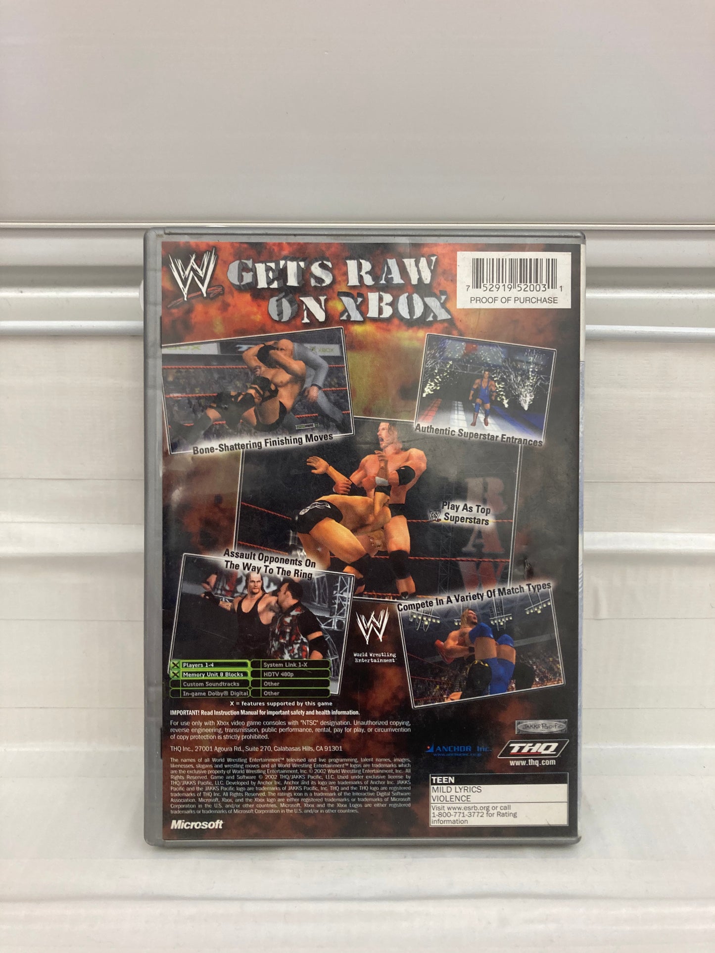 WWF Raw [Platinum Hits] - Xbox