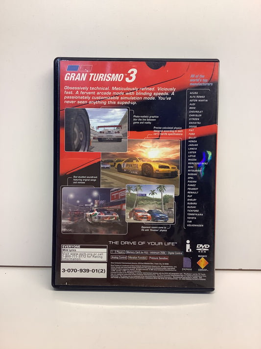 Gran Turismo 3 [Not for Resale] - Playstation 2