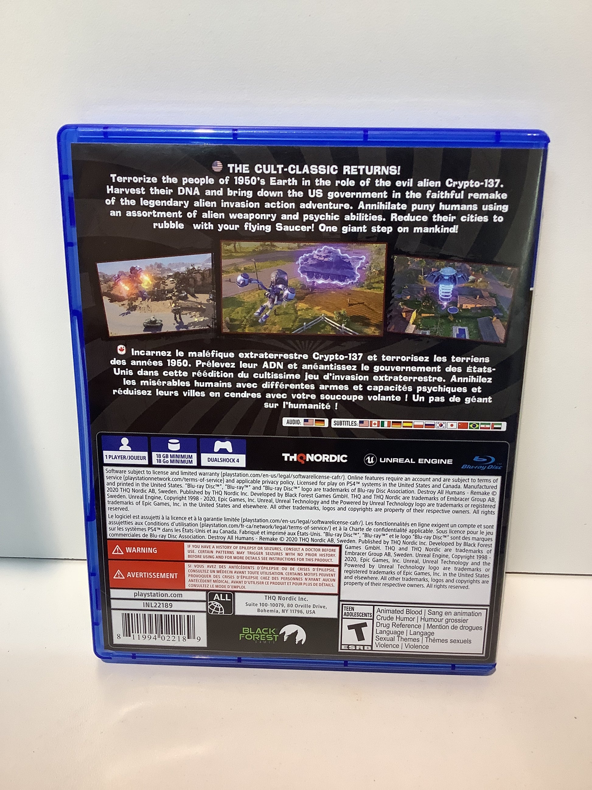 Destroy All Humans | Occasion sur PS4, tous les jeux vidéo PS4 sont chez Destroy All Humans | Occasion sur PS4, tous les jeux vidéo PS4 sont chez