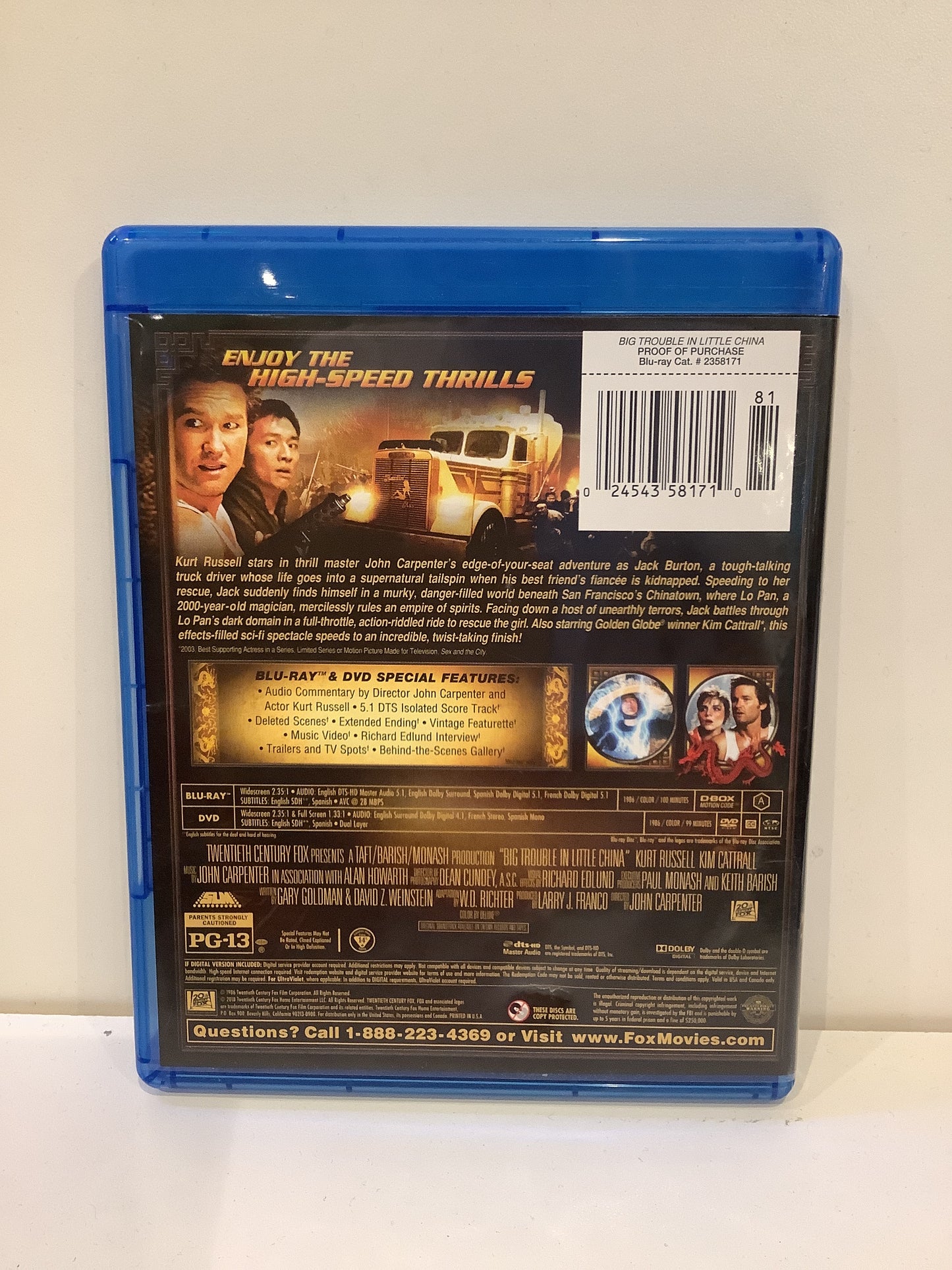 Big Trouble in Little China - Blu-Ray