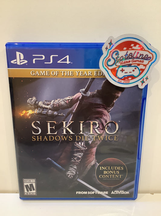 Sekiro Shadows Die Twice [Game Of The Year] - Playstation 4