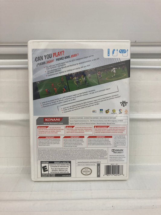 Pro Evolution Soccer 2012 - Wii