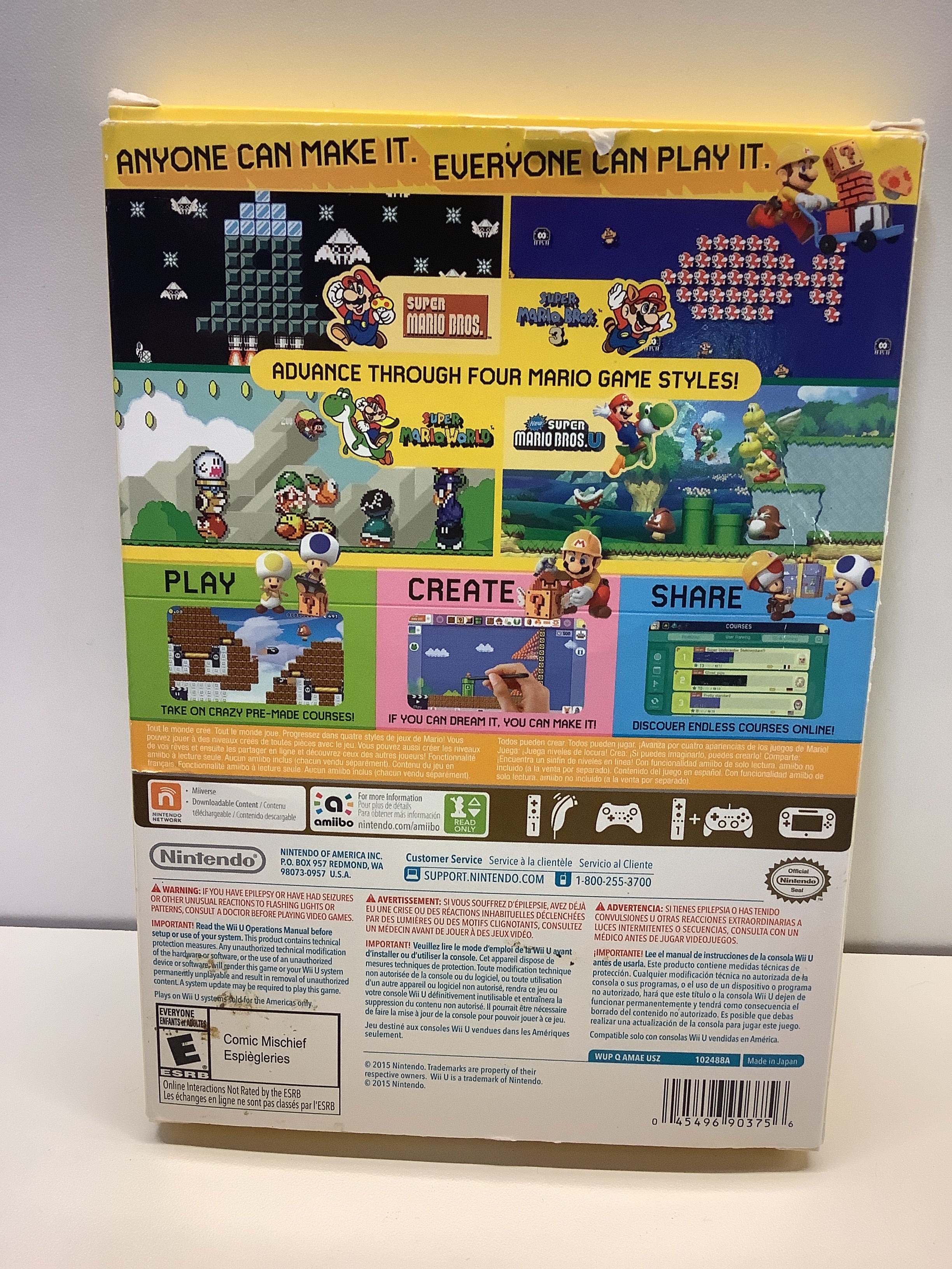 Super Mario good Maker Book Bundle for Nintendo Wii U