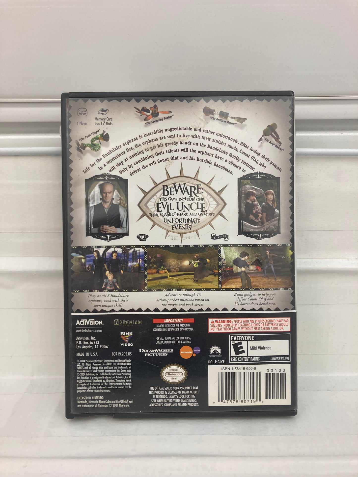 Lemony Snicket's A Series of Unfortunate Events - Gamecube