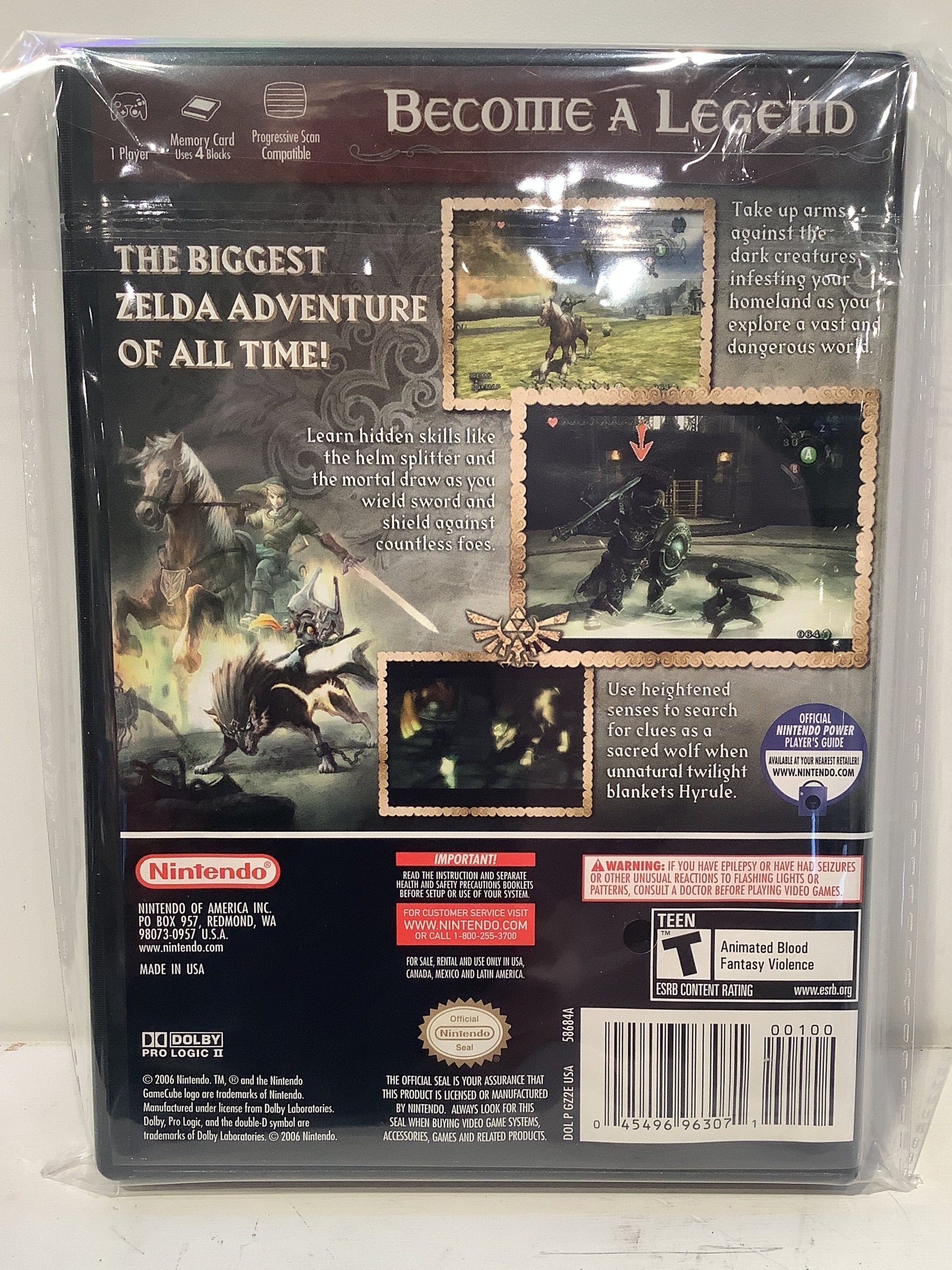 Zelda twilight princess game cube d'occasion - Jeux vidéo Zelda twilight princess game cube d'occasion - Jeux vidéo