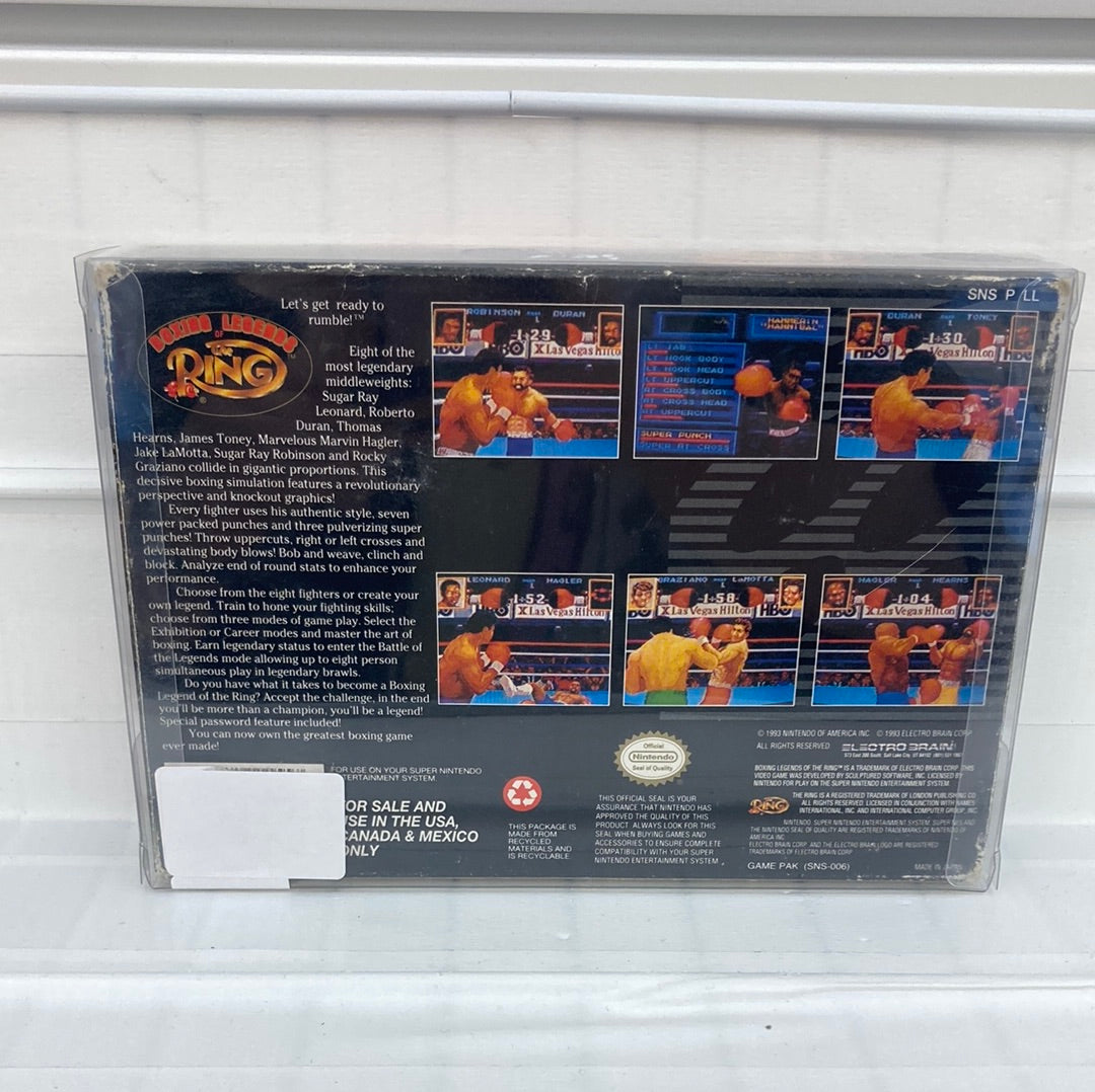 Boxing Legends Of The Ring - Super Nintendo