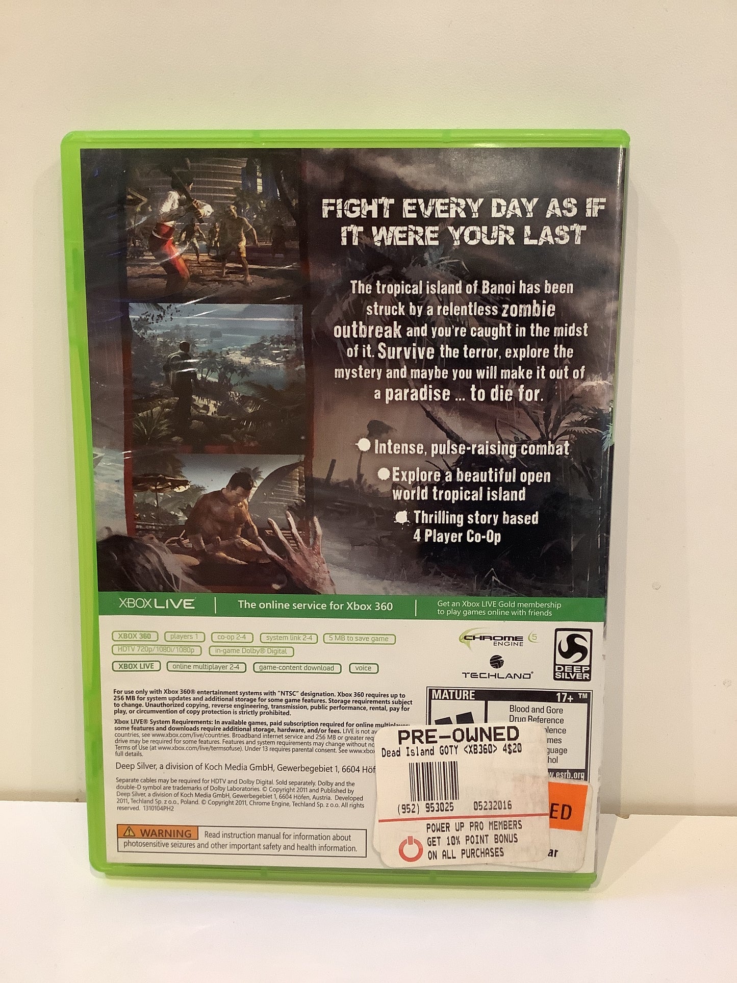 Dead Island [Platinum Hits] - Xbox 360