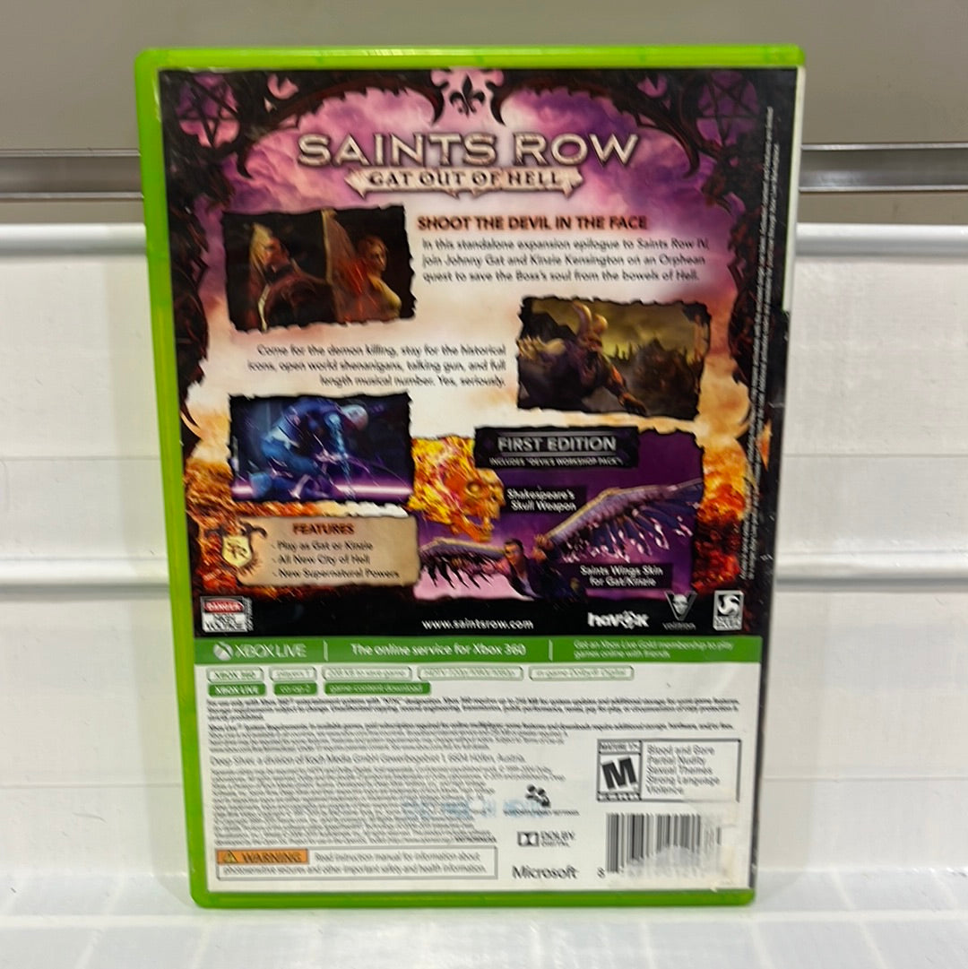 Saints Row: Gat Out of Hell - Xbox 360 – Stateline Video Games Inc.