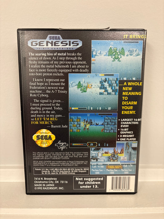 Death Duel - Sega Genesis