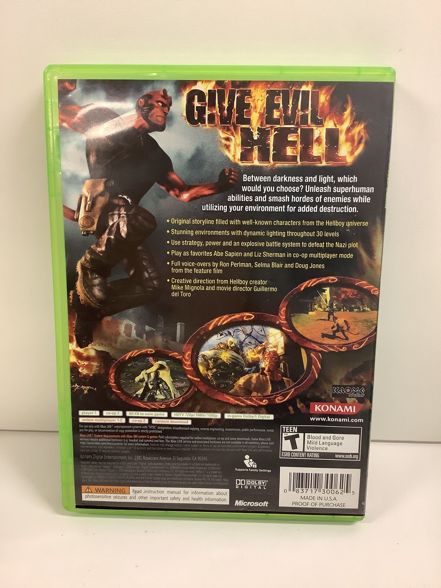 Hellboy Science of Evil - Xbox 360