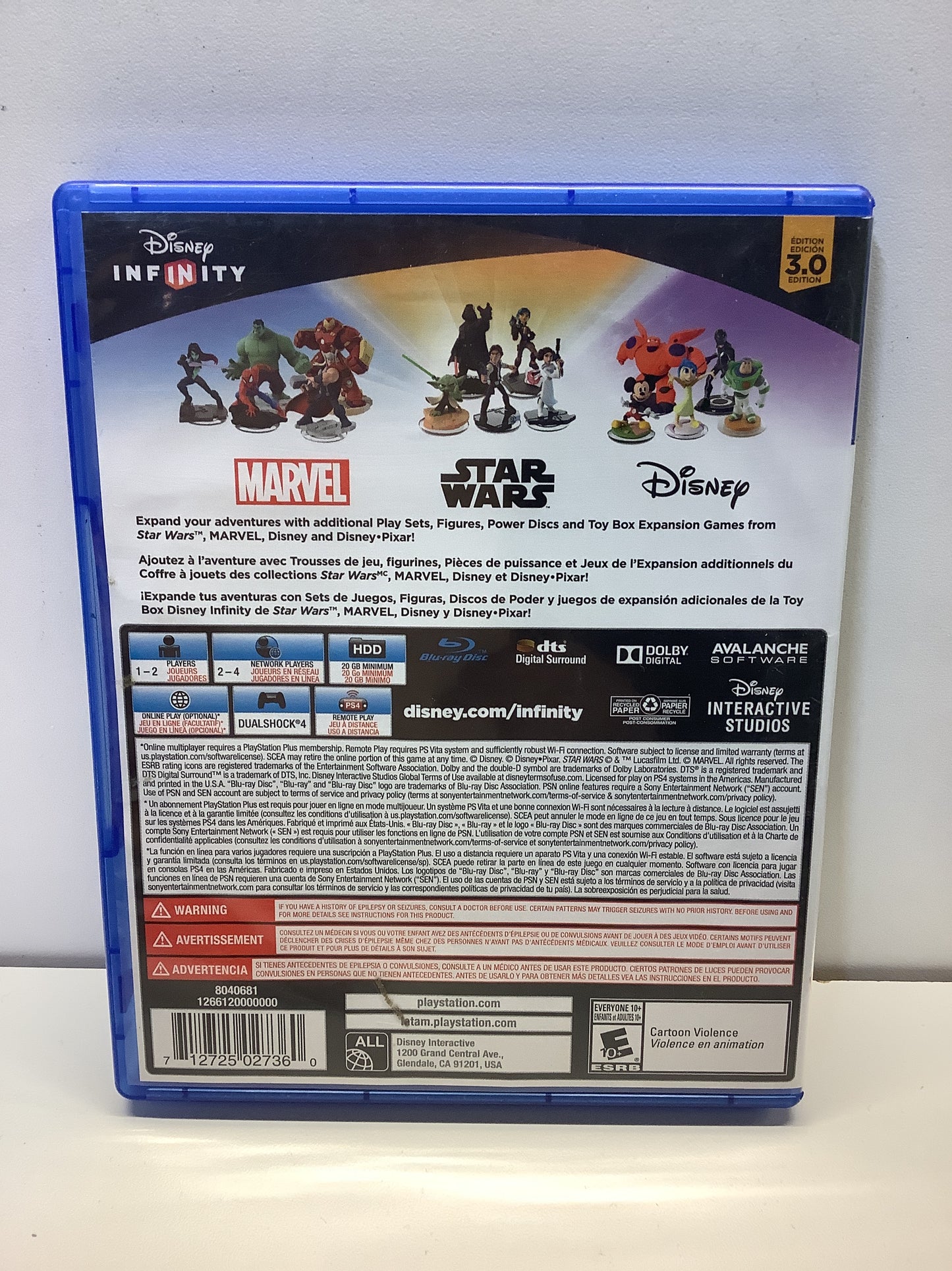 Disney Infinity 3.0 - Playstation 4