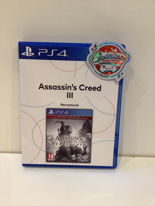 Assassin's Creed III Remastered - Playstation 4