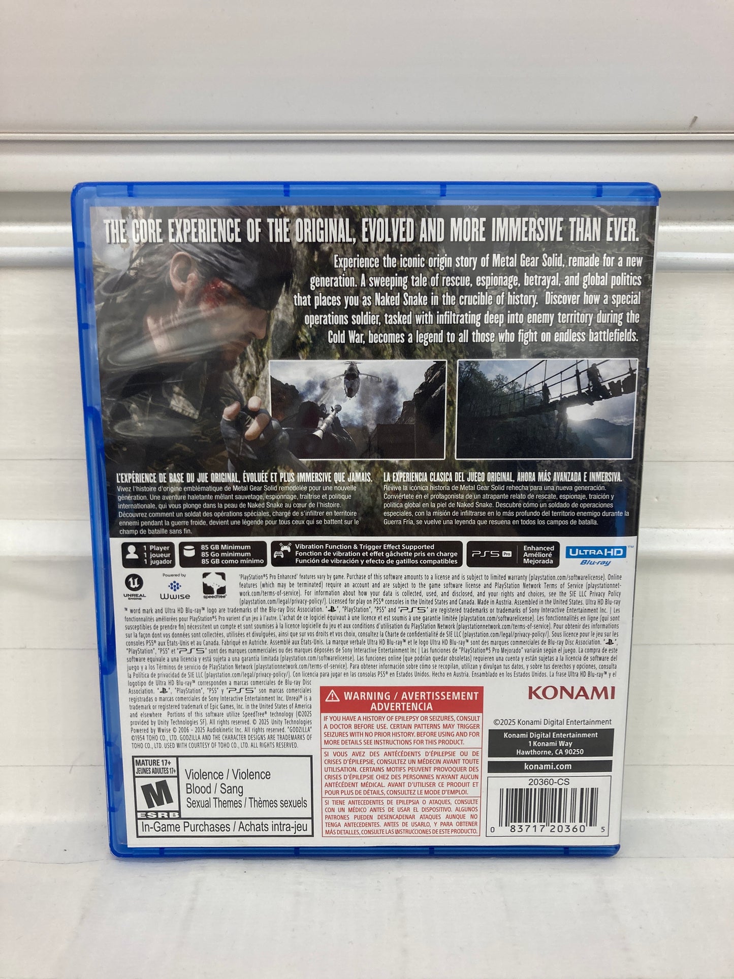 Metal Gear Solid Delta: Snake Eater - Playstation 5