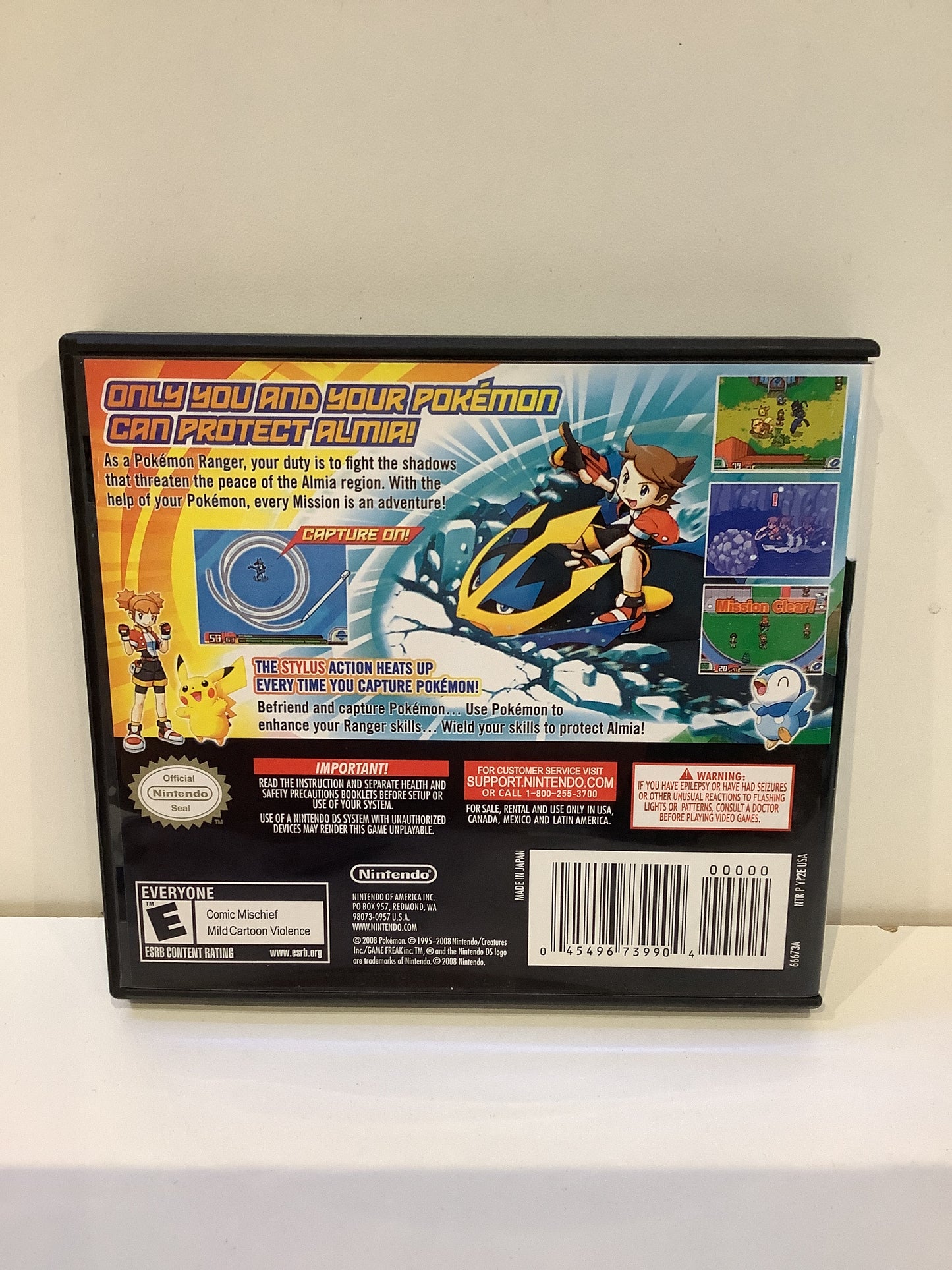 Pokemon Ranger Shadows of Almia - Nintendo DS