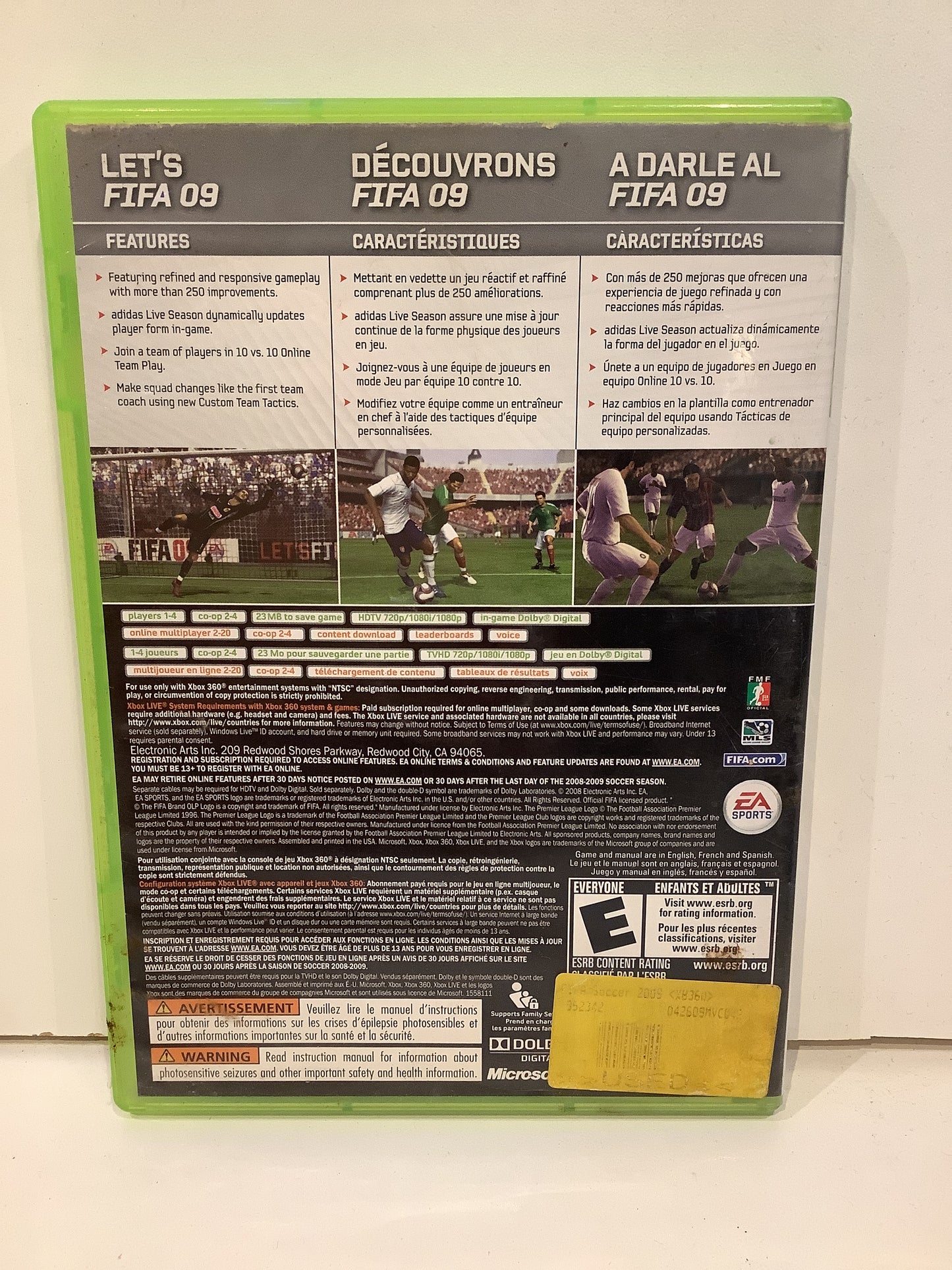 FIFA Soccer 09 - Xbox 360