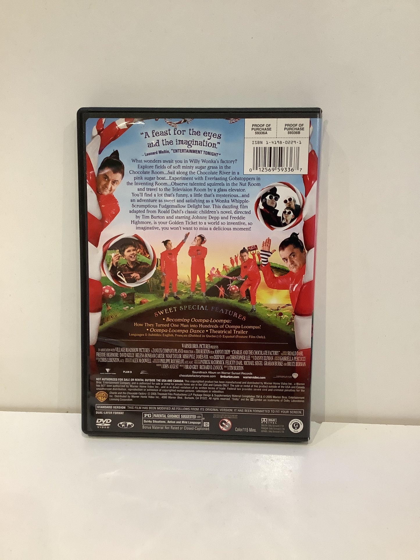 Charlie and the Chocolate Factory - DVD