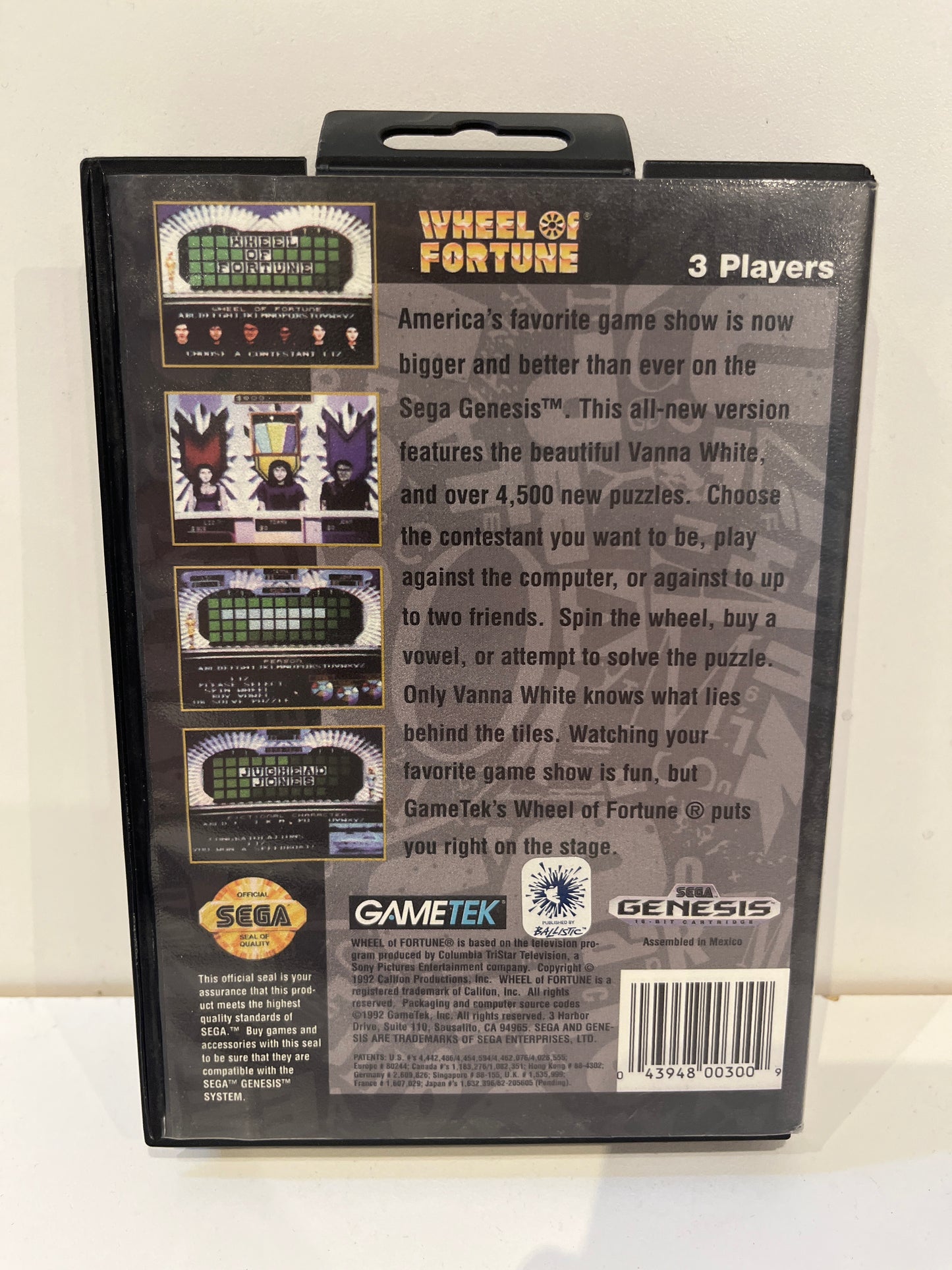 Wheel of Fortune - Sega Genesis