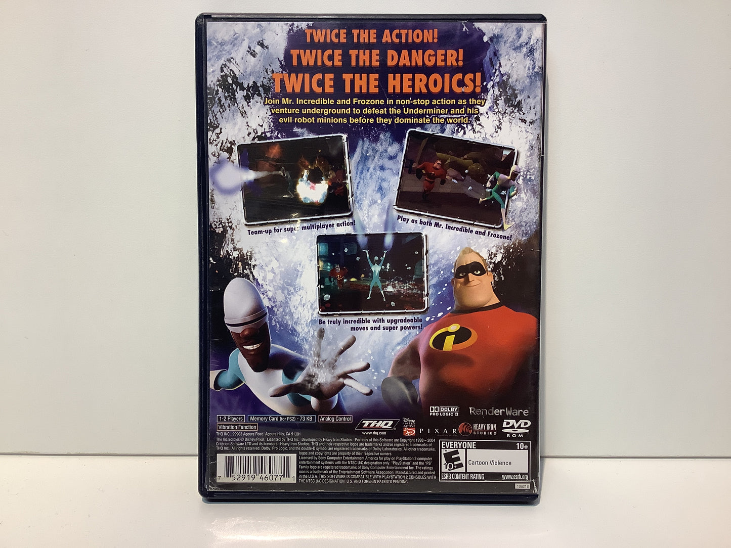 The Incredibles Rise of the Underminer - Playstation 2