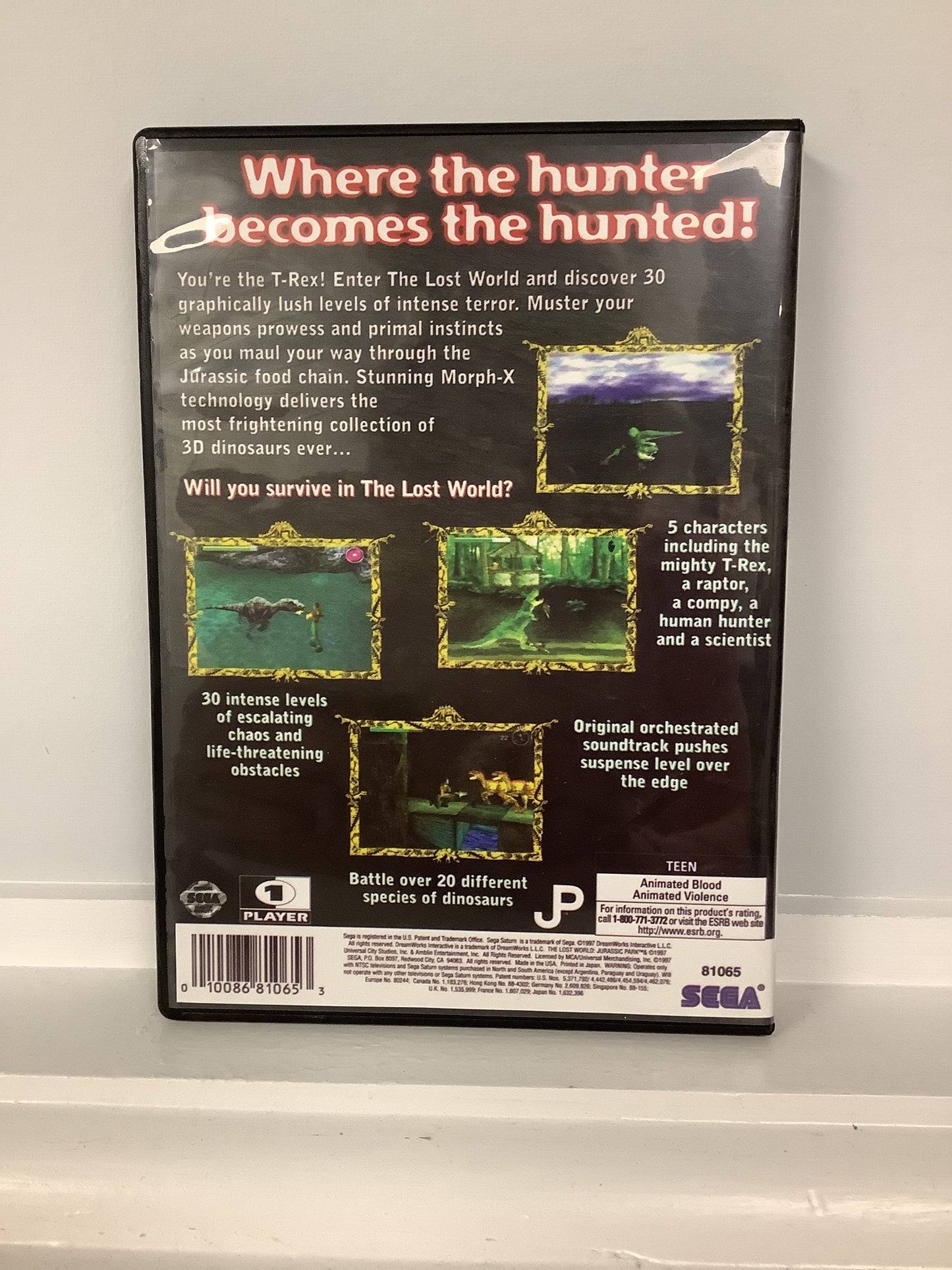 Lost World Jurassic Park - Sega Saturn